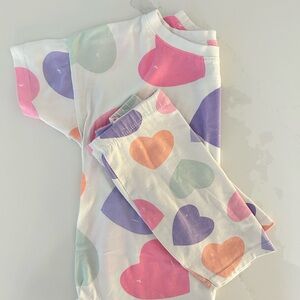 Zara matching girls short and tee